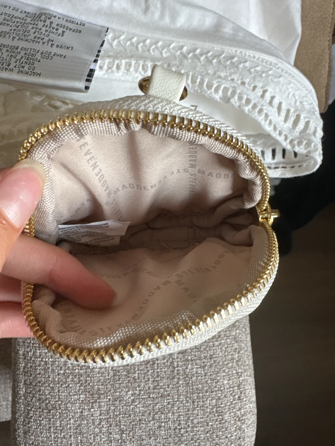 Steve Madden White  Coin Purse - photo 3