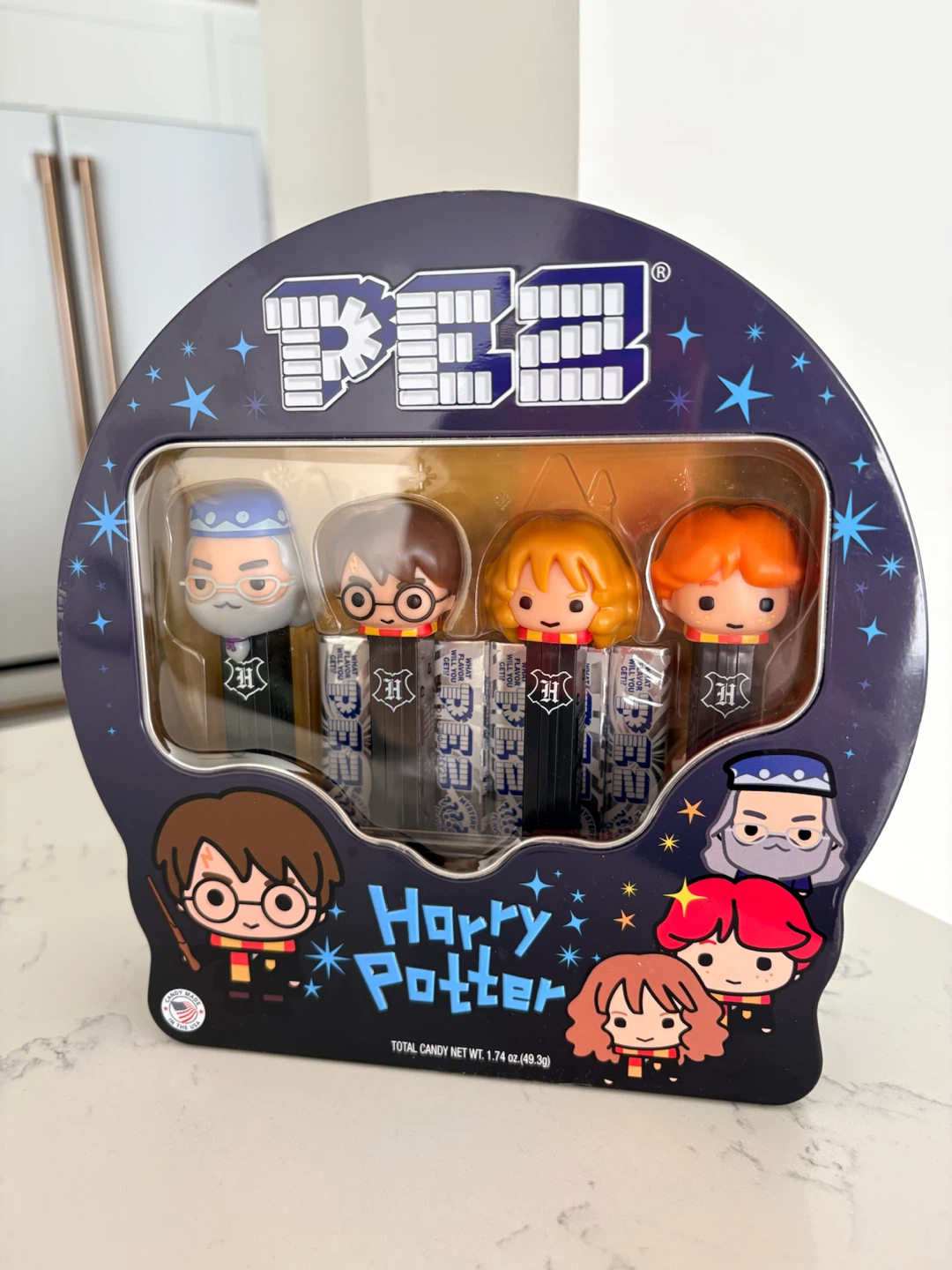 PEZ Harry Potter Collector's Tin with Candy