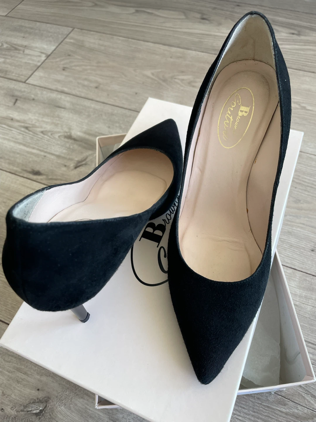 Browns Couture Black Suede Heels - photo 2