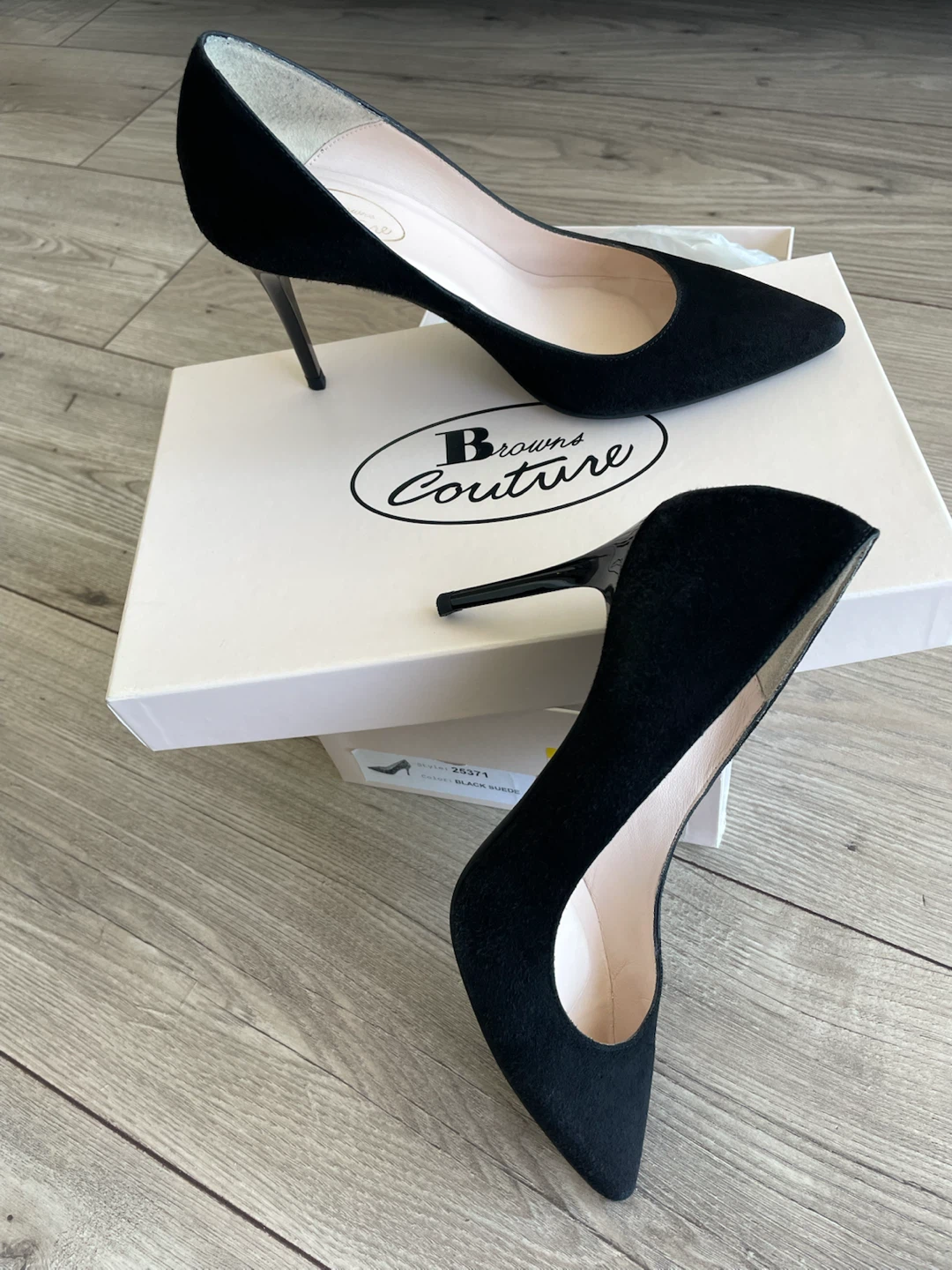 Browns Couture Black Suede Heels - photo 4
