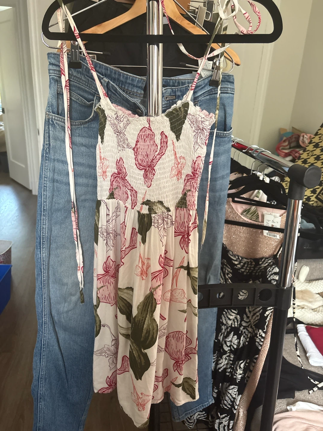 Brand new with tags Claire floral smocked sundress