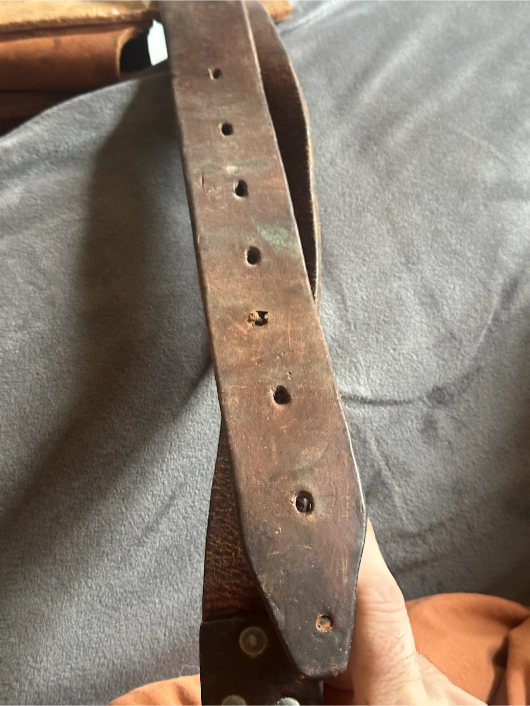 Vintage North & Judd Leather Work Belt Heavy Duty - photo 5