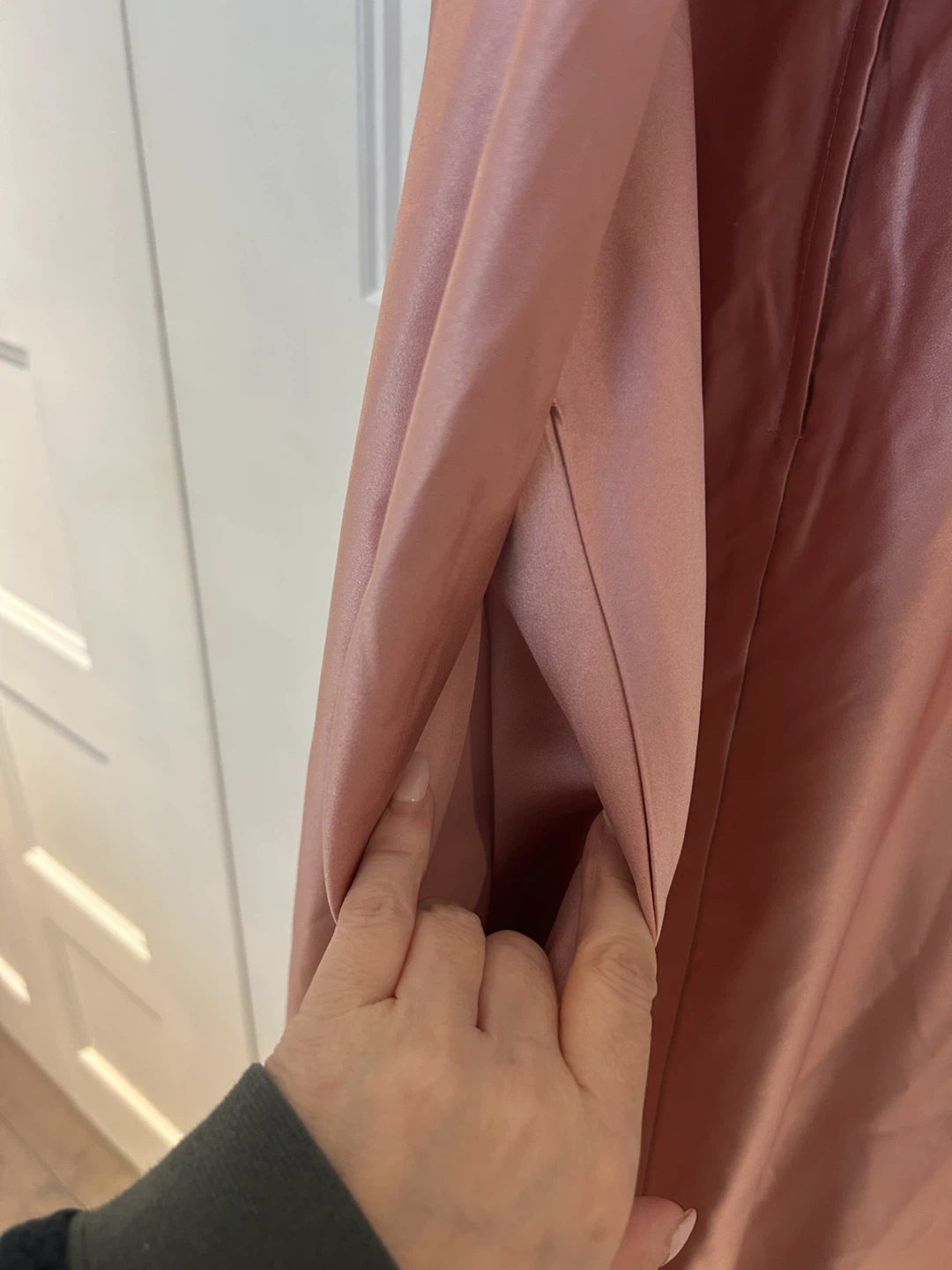 DB Studio Spaghetti Strap Satin A-Line Long Dress - photo 2