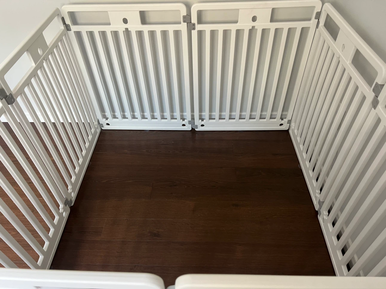 White Plastic Adjustable Playpen for Pets - photo 3