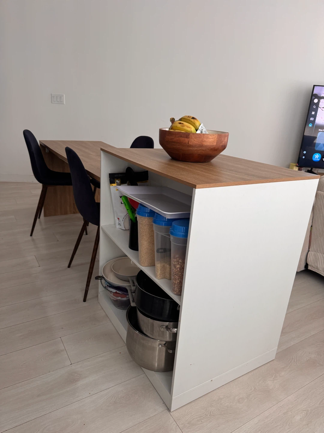 Kitchen Island with Storage and Table & chairs