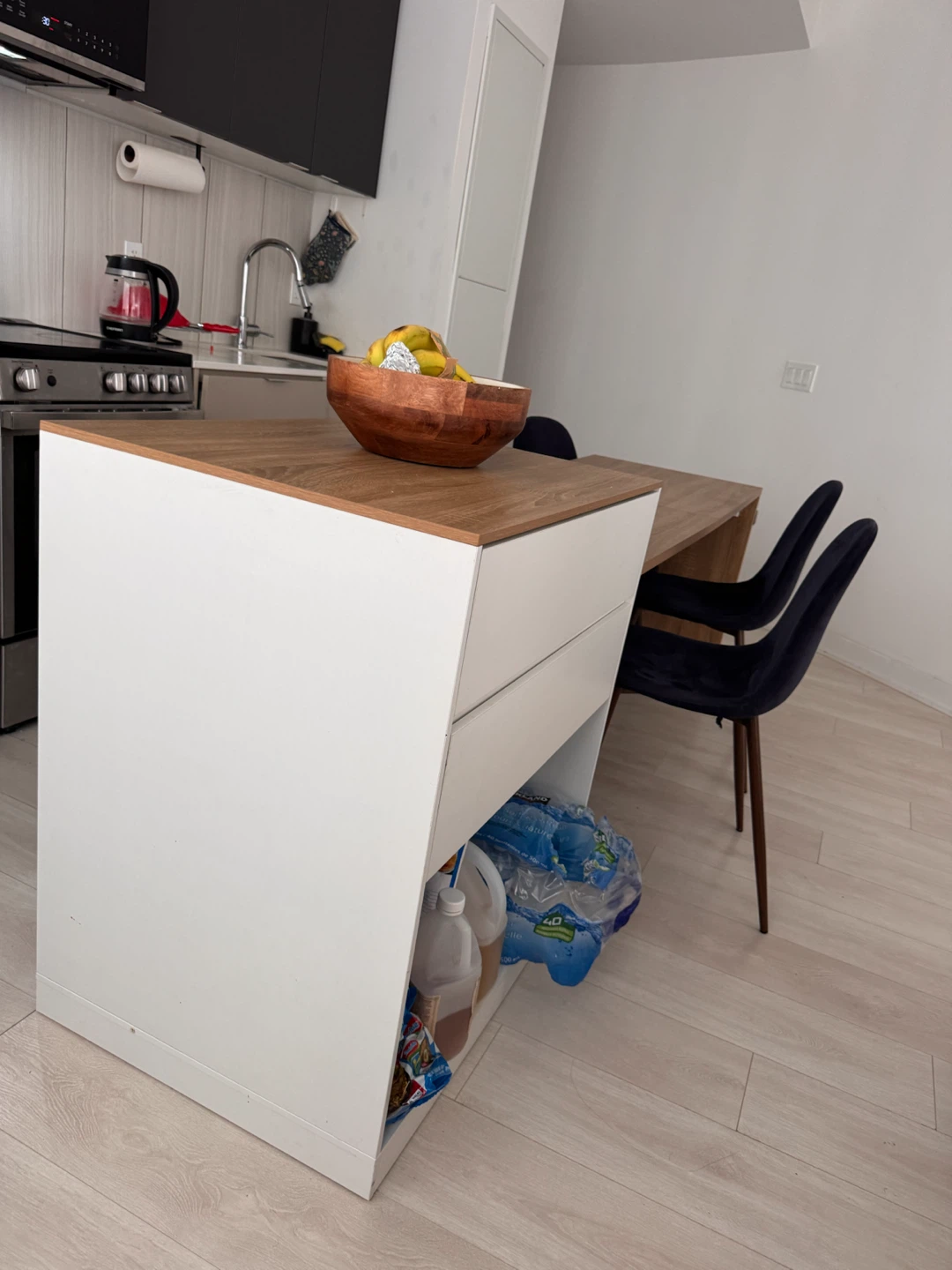 Kitchen Island with Storage and Table & chairs - photo 4