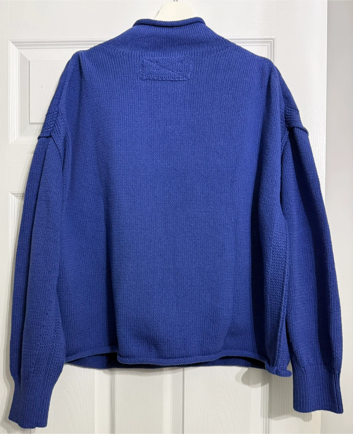 We The Free Blue Cotton Mock Neck Sweater - photo 3