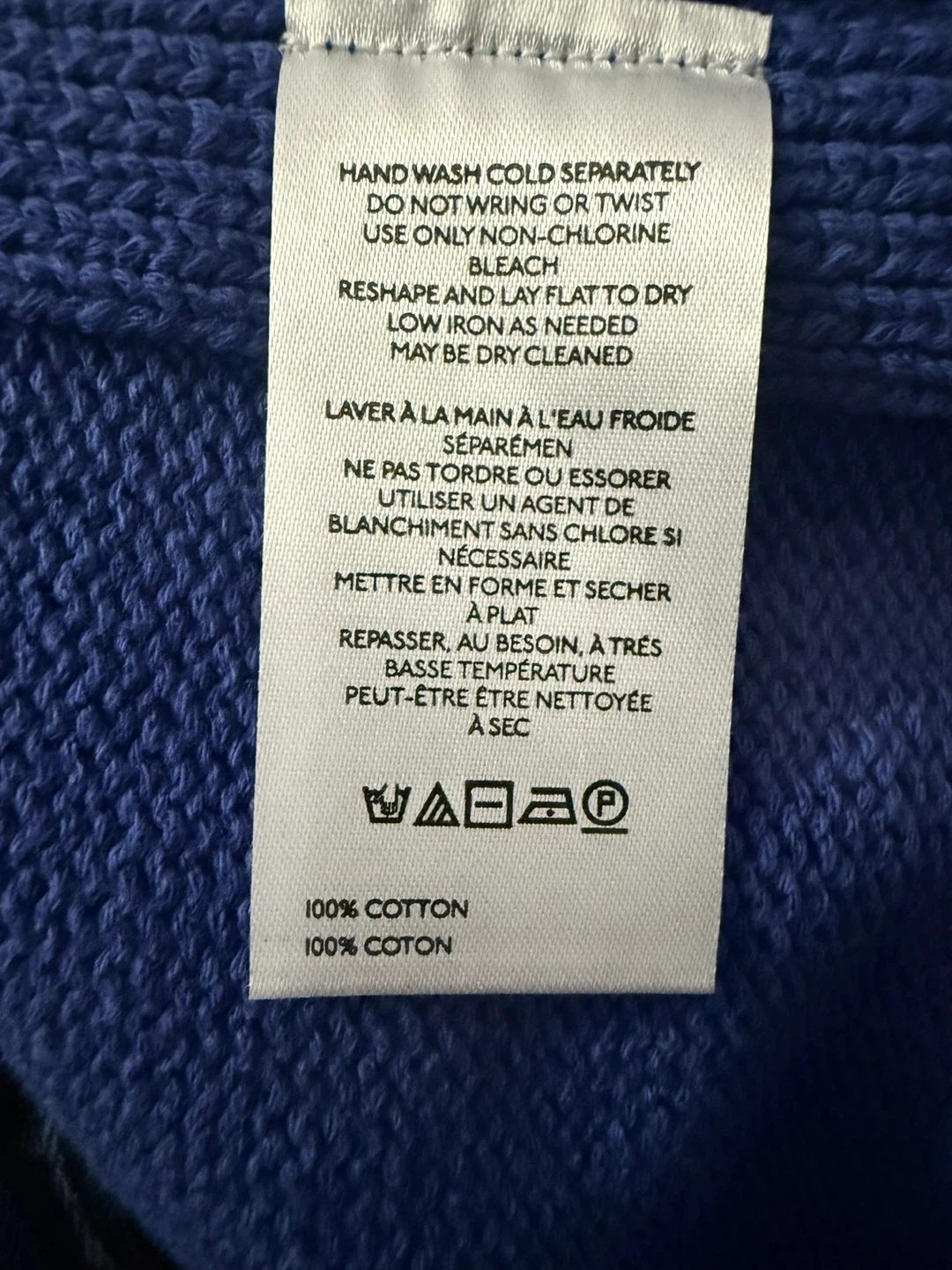 We The Free Blue Cotton Mock Neck Sweater - photo 5