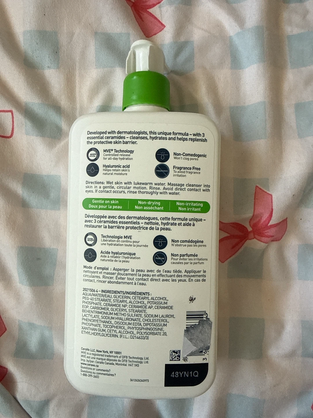 NEW! CeraVe Hydrating Cleanser 562 mL - photo 3