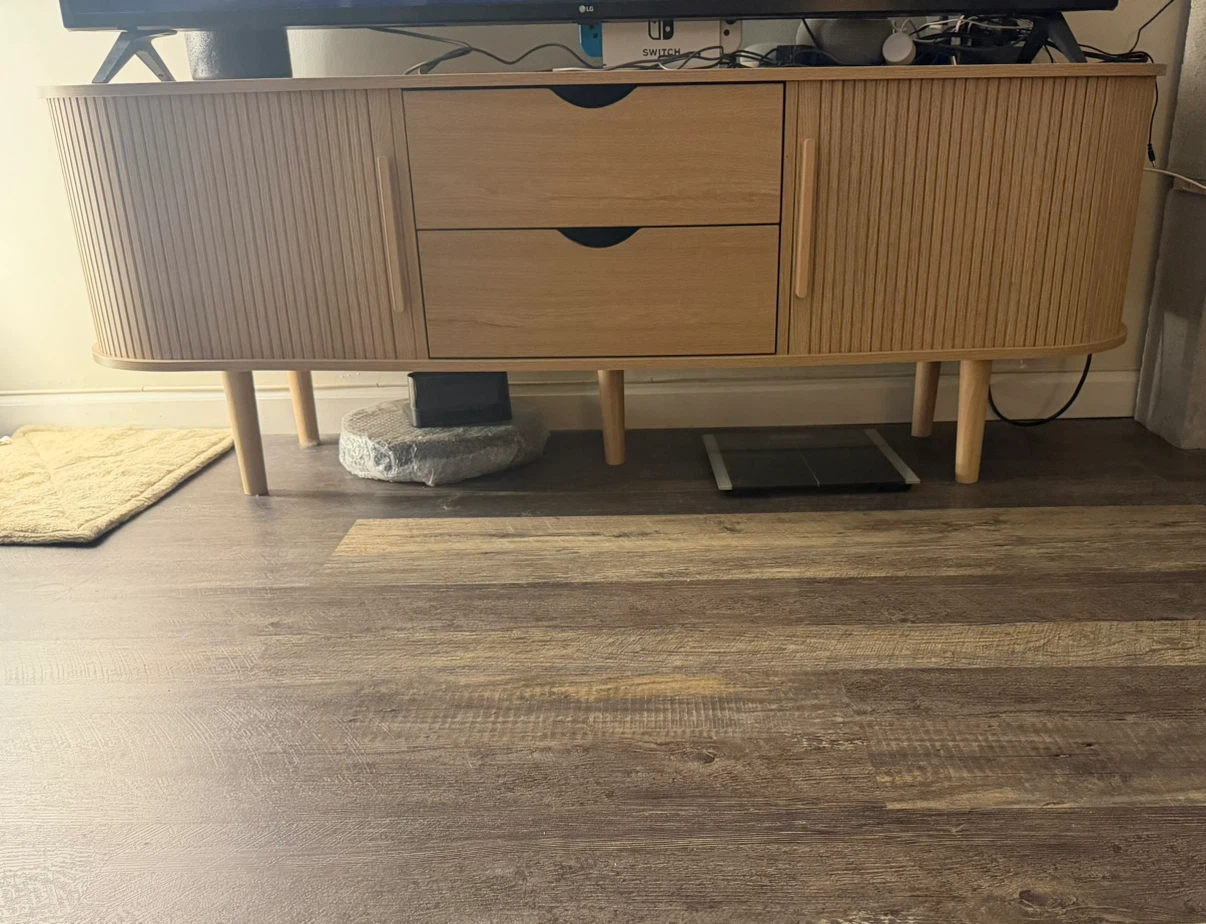 Mid-Century Modern Wood Sideboard Cabinet - photo 2