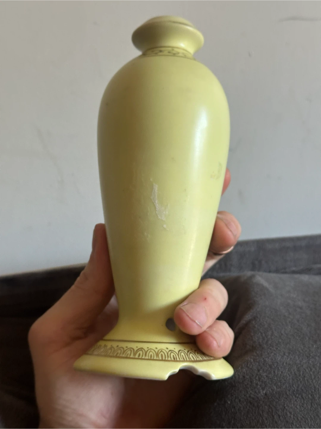Vintage Japanese ceramic lamp base - photo 4
