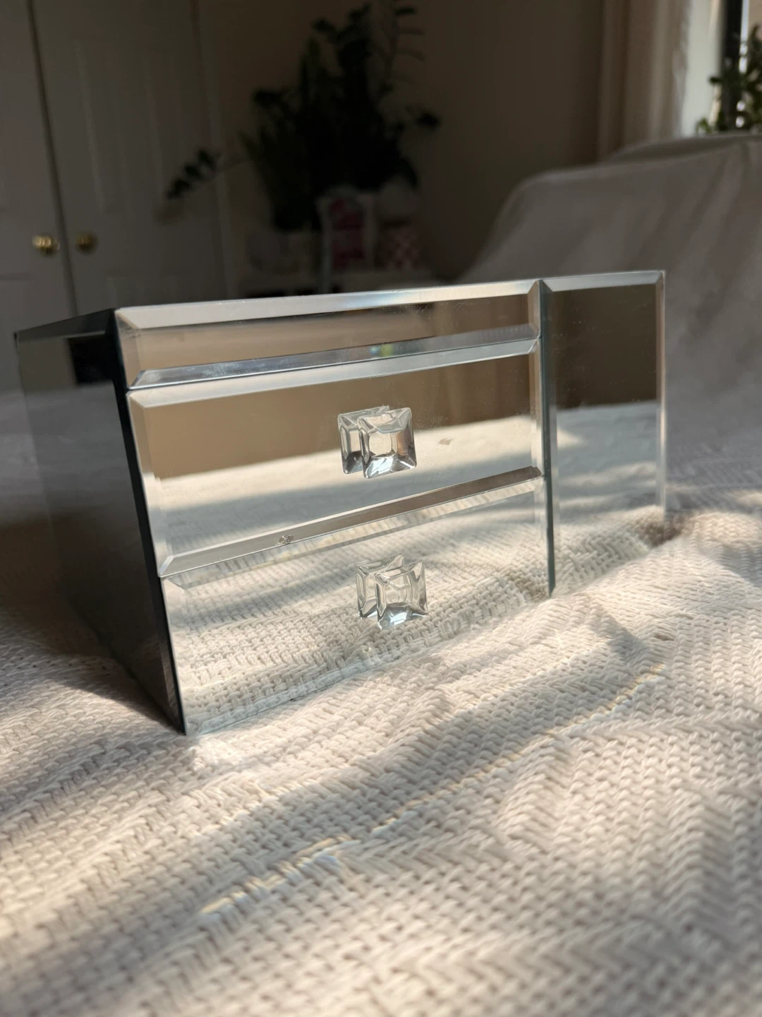 Mirrored Vanity Organizer with 2 Drawers - photo 2
