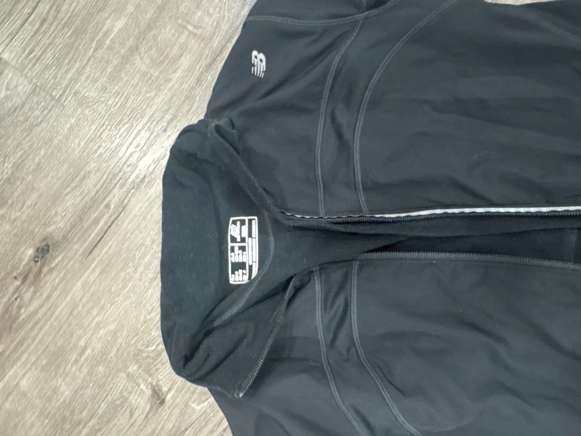 New Balance Black Full Zip Running Jacket