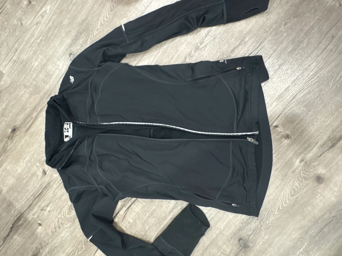 New Balance Black Full Zip Running Jacket - photo 2