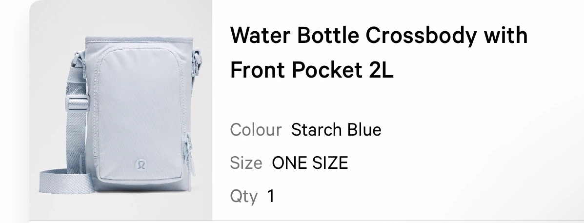 Lululemon Water Bottle Pocket Bag 2L - photo 2