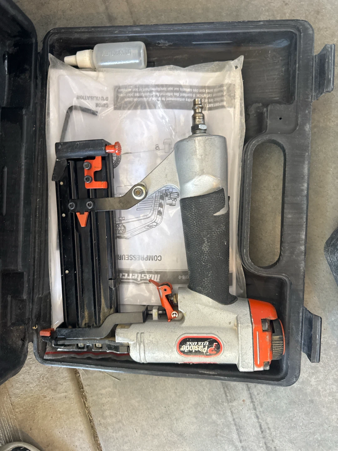 Paslode Brad Nailer with Case