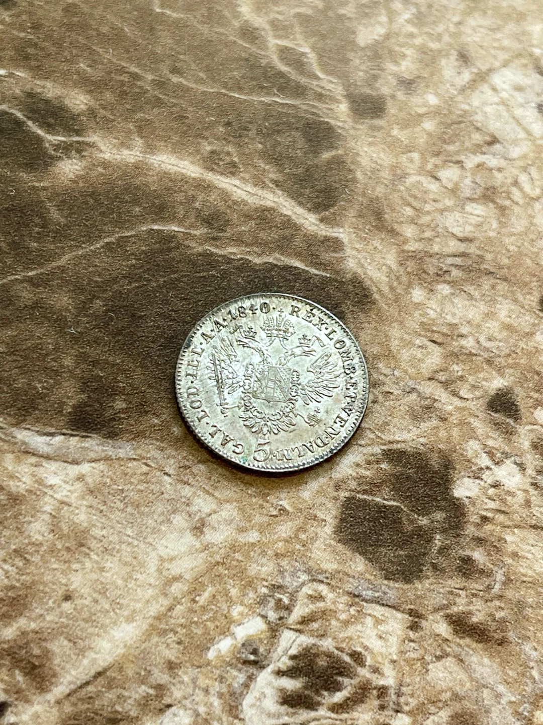 Austrian 5 Kreuzer Coin 1840