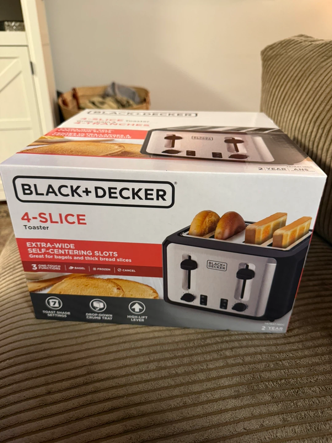 NEW Black+Decker 4-Slice Toaster