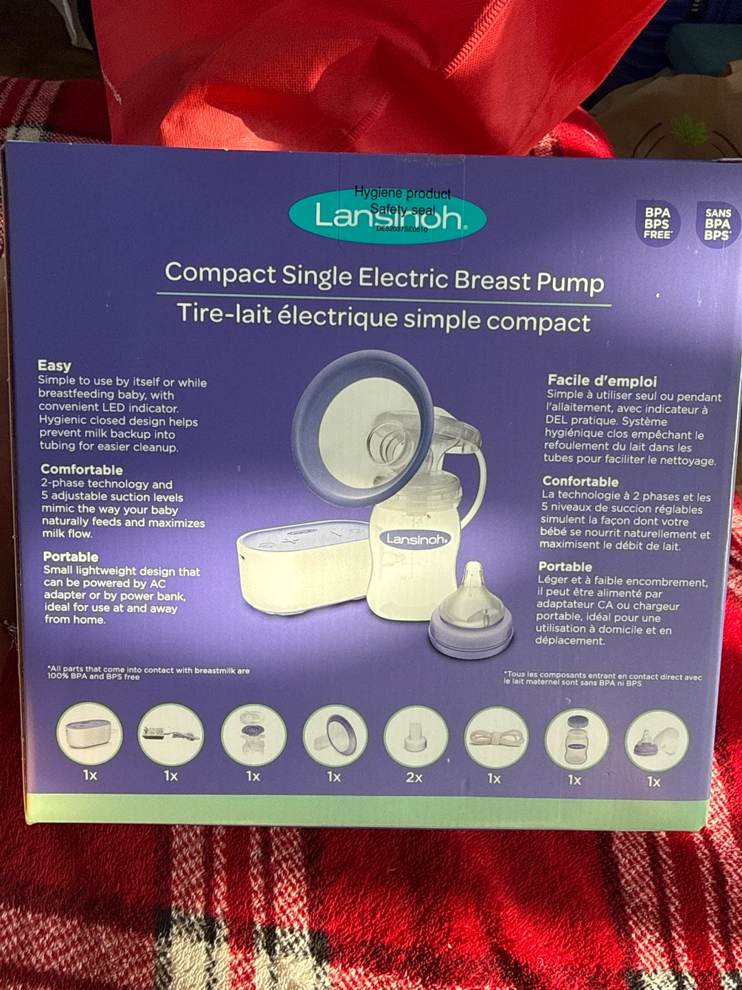 NEW IN BOX - Lansinoh Compact Single Electric Breast Pump - photo 3