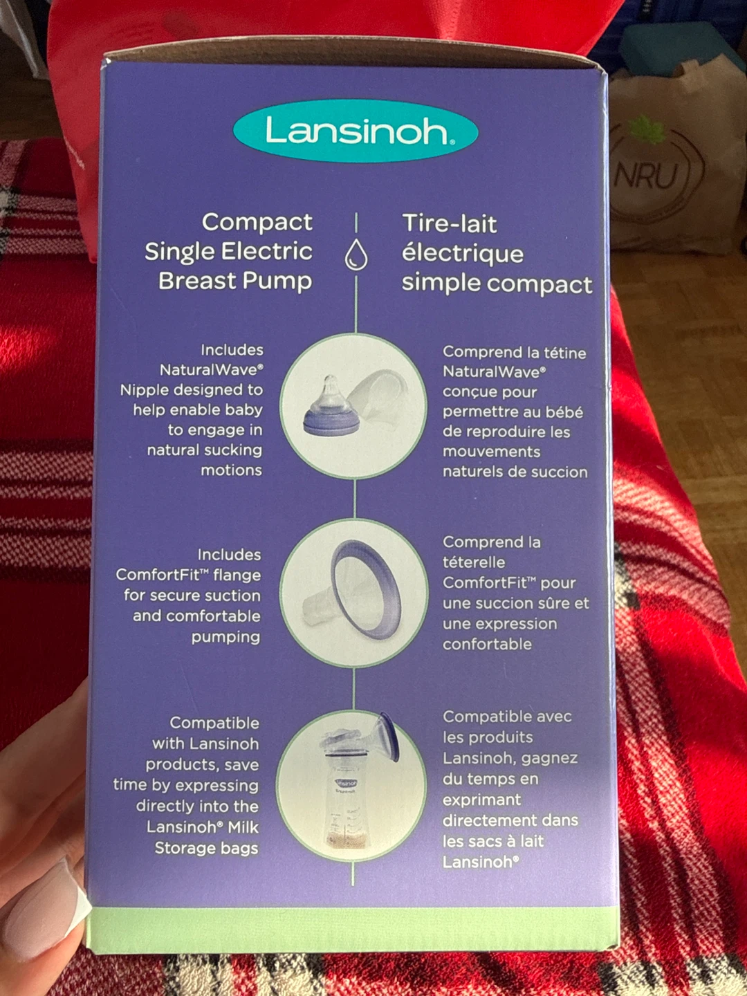 NEW IN BOX - Lansinoh Compact Single Electric Breast Pump - photo 4