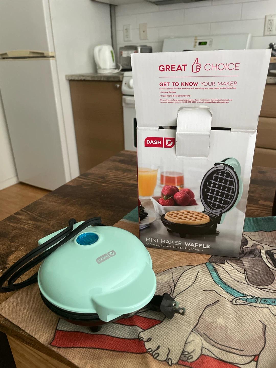 4” Waffle Mini Maker (nonstick) - photo 2