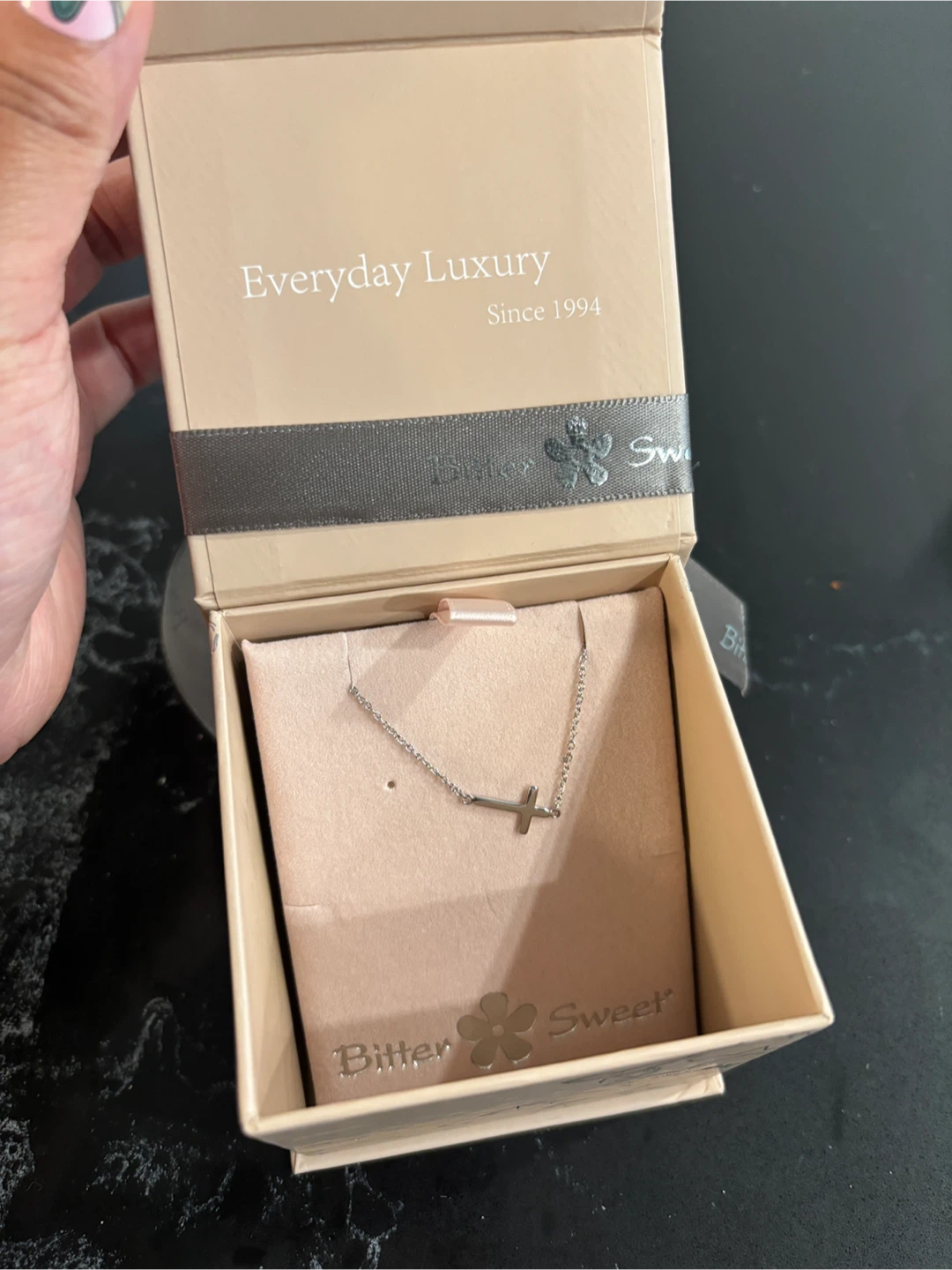 Bitter Sweet Cross Bracelet