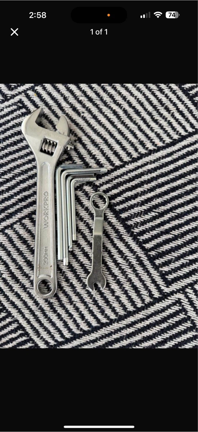 WORKPRO Adjustable Wrench and Hex Key Set