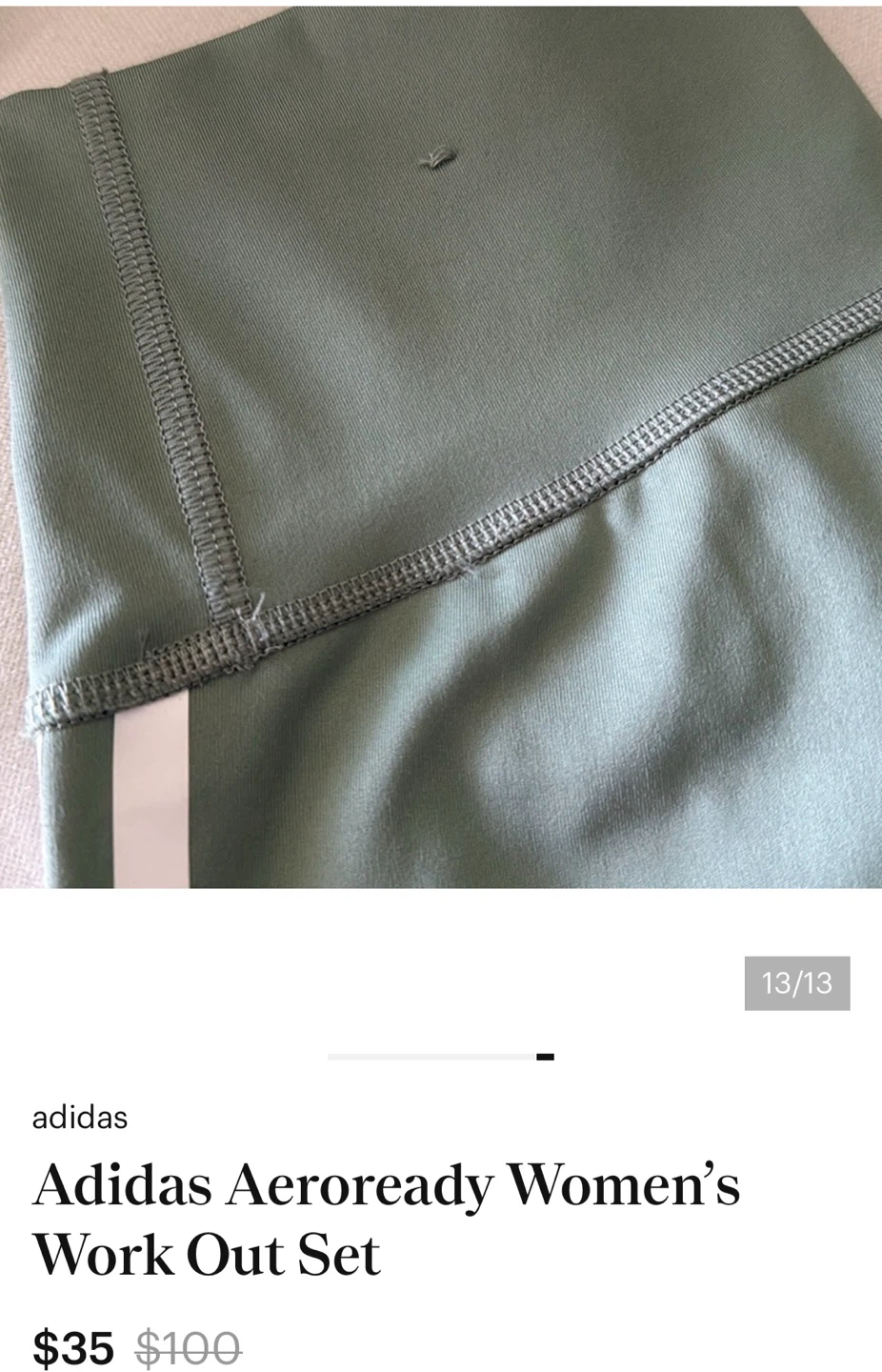 Adidas Aeroready Women's Workout Set - Size S