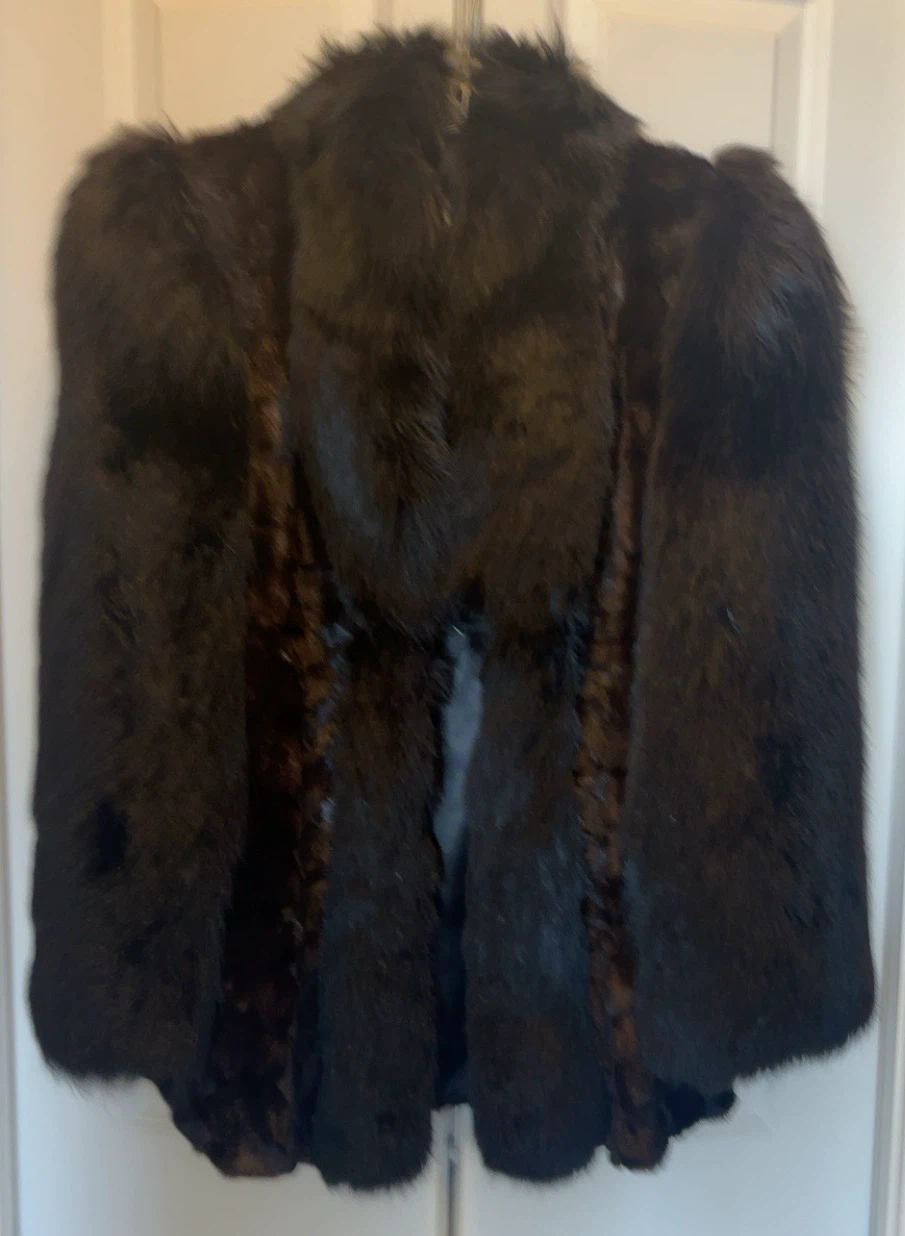 Vintage Hudson Bay mink and fox fur coat $650 OBO