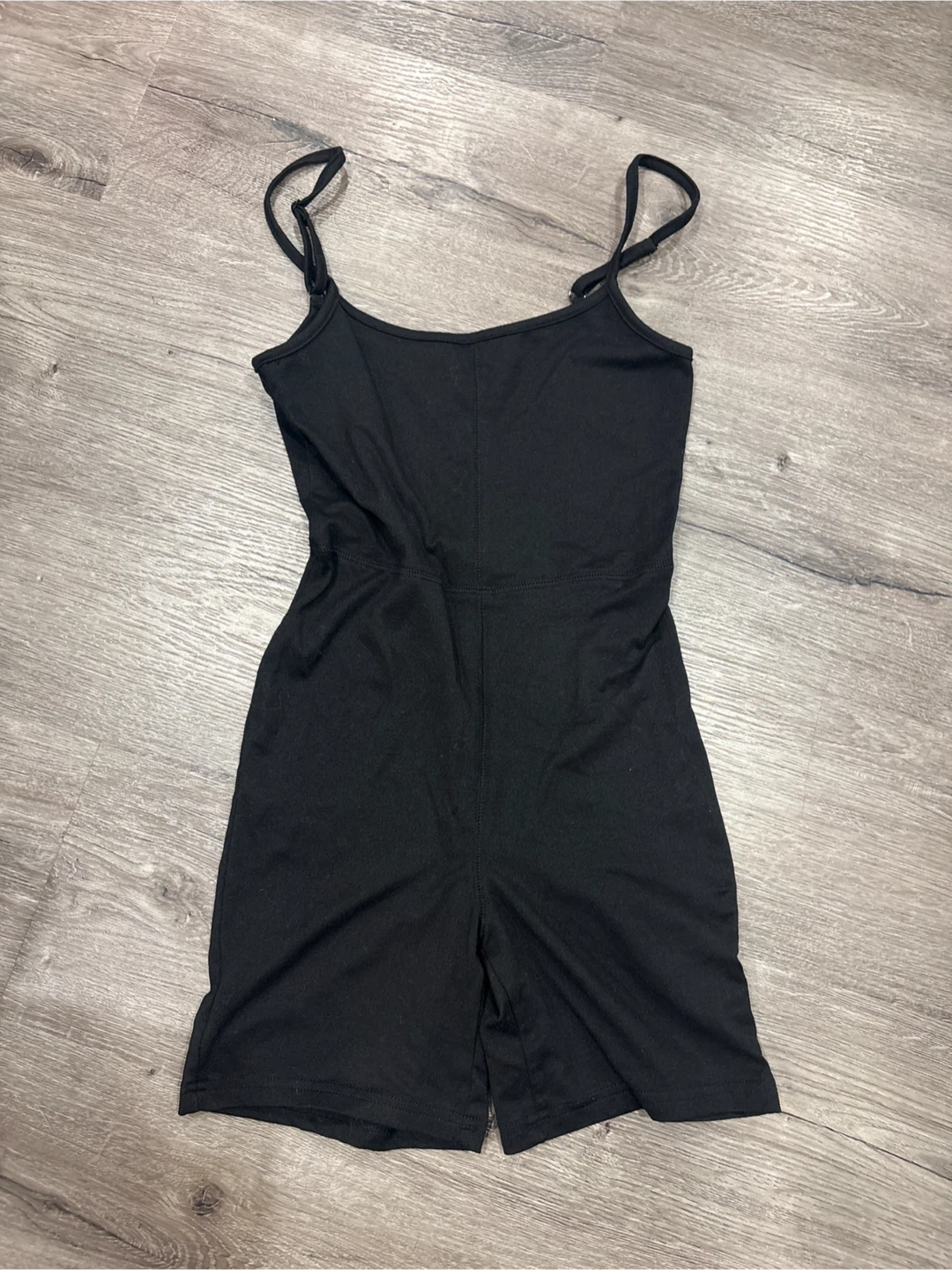 Black Spaghetti Strap Romper