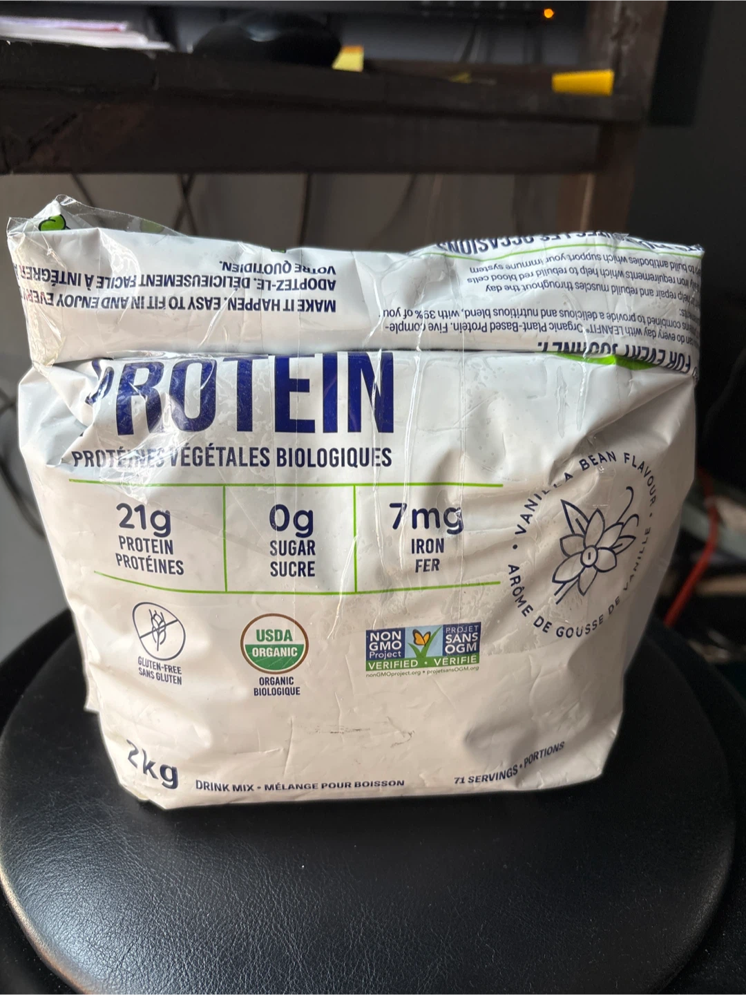 ORGANIC PLANT-BASED PROTEIN VANILLA 2KG