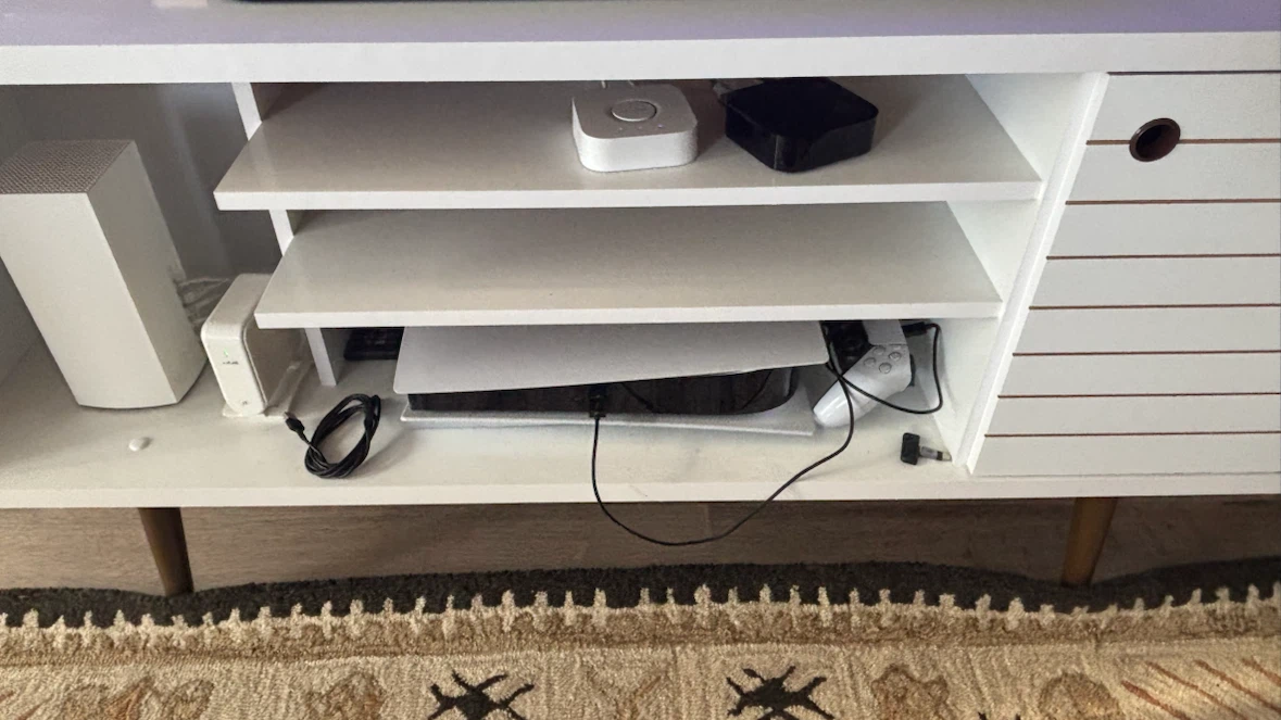 White Media Console