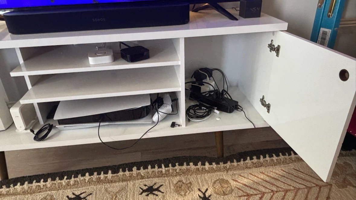 White Media Console - photo 2
