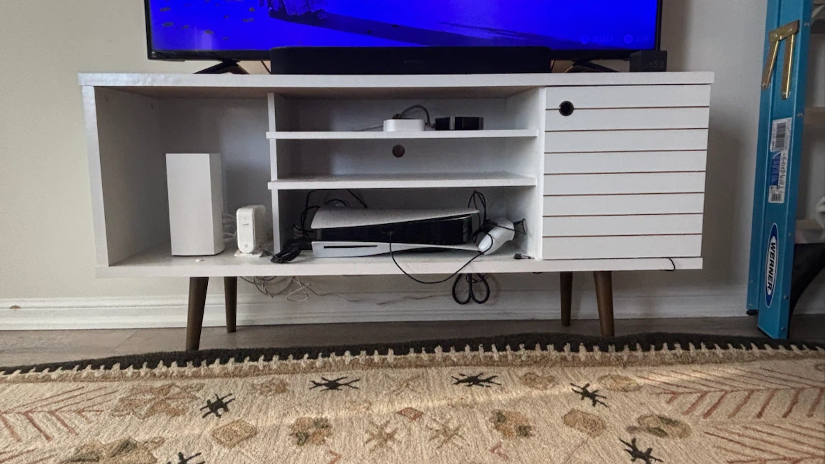 White Media Console - photo 3