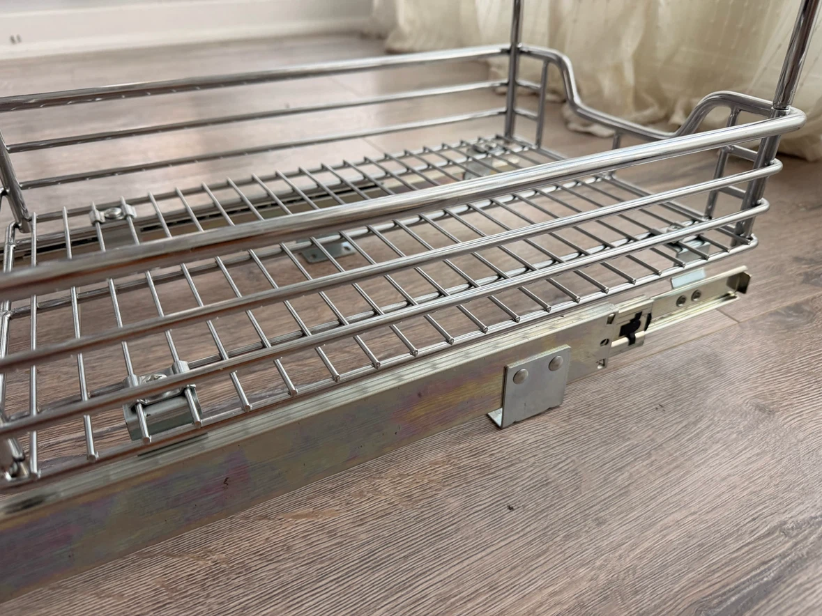 2 Tier Pull Out Wire Basket Shelving - photo 2