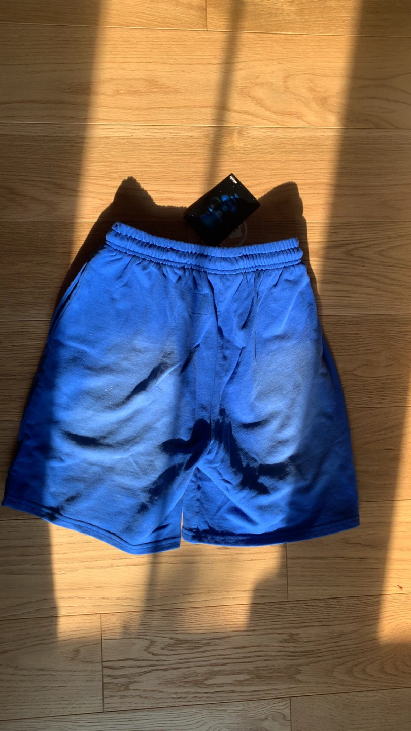Hellstar Blue Flame Shorts - photo 4