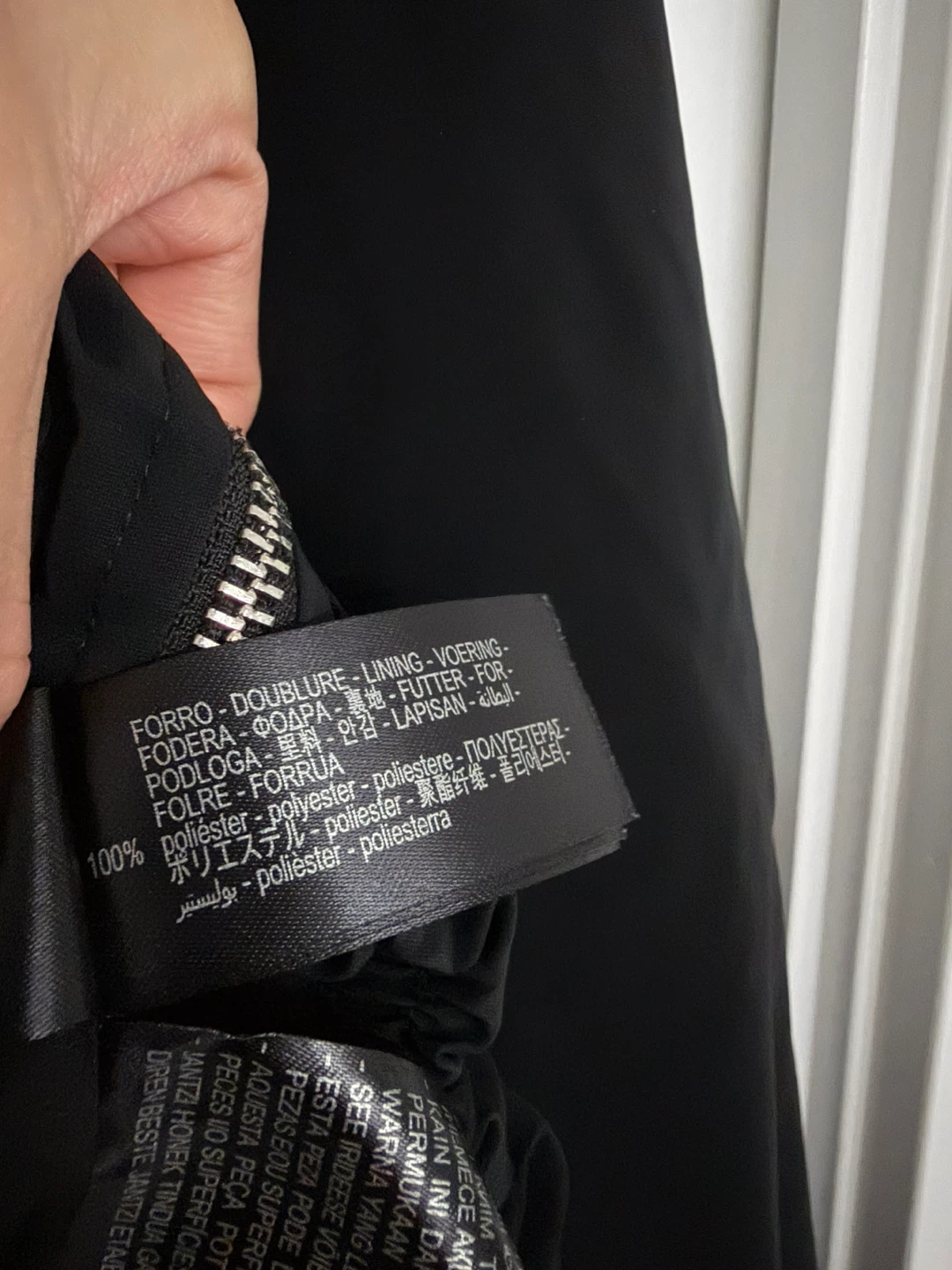 ZARA Black Zip-Up Hooded Jacket - Size S - photo 4