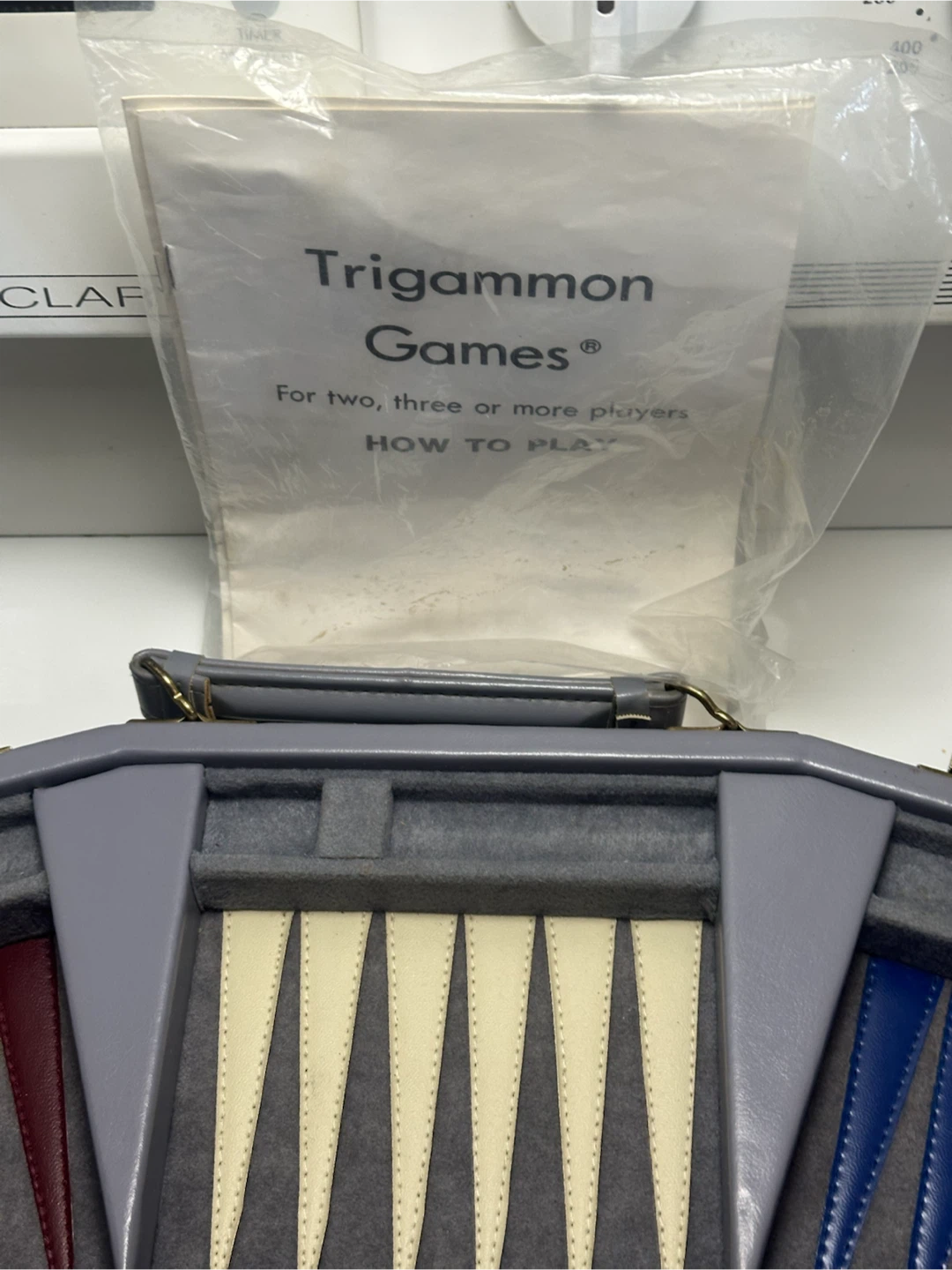 Rare trigammon board game 100% complete - photo 5