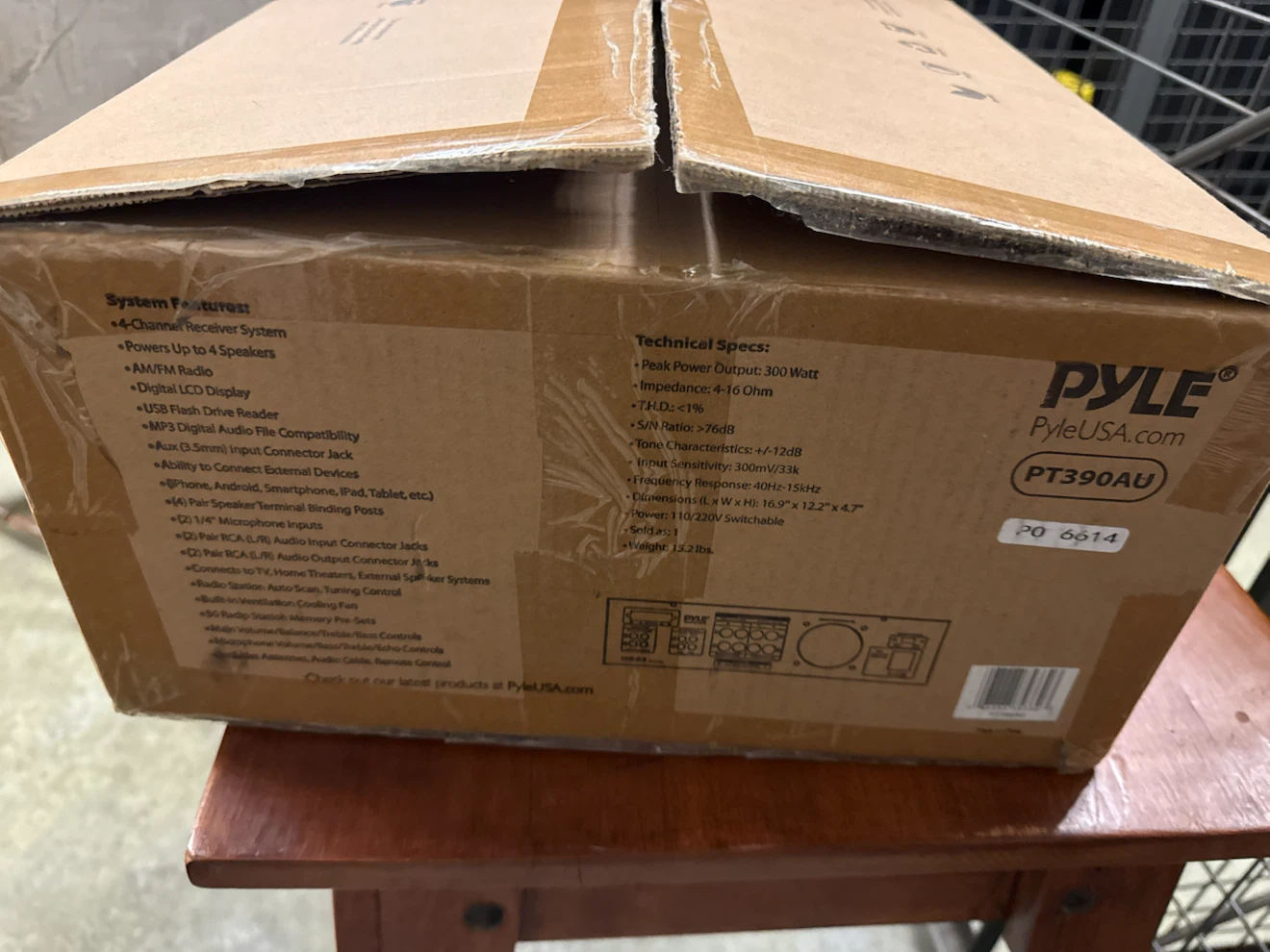 PYLE PT390AU 300 Watt Digital Home Theater Stereo Receiver