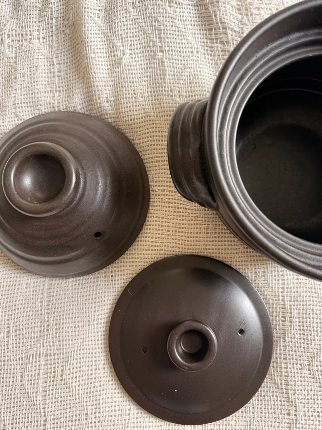 Rice Cooking Pot -Ceramic/Clay Double Lid - Japanese rice cooker - photo 4