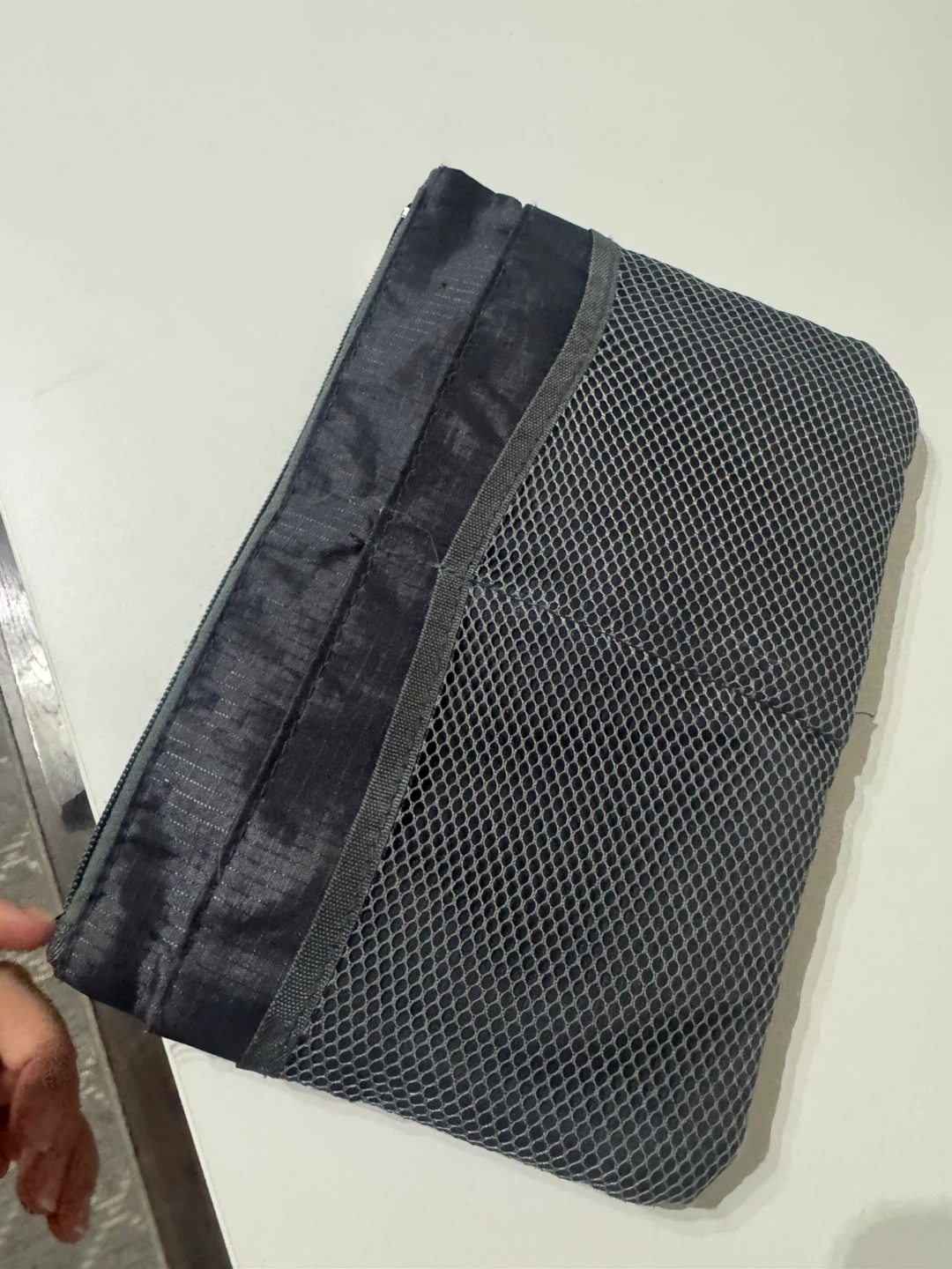 Grey Mesh Pouch - photo 4