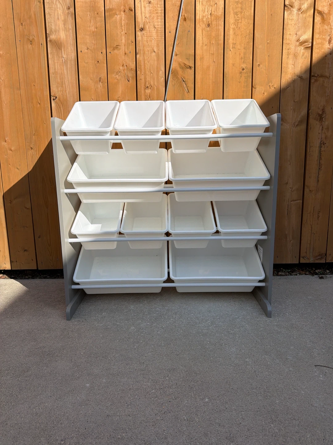 Toy Organizer Shelf with Bins