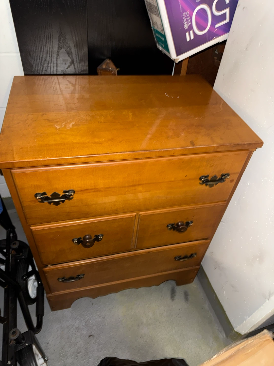 Wooden Dresser with 5 Drawers - photo 2