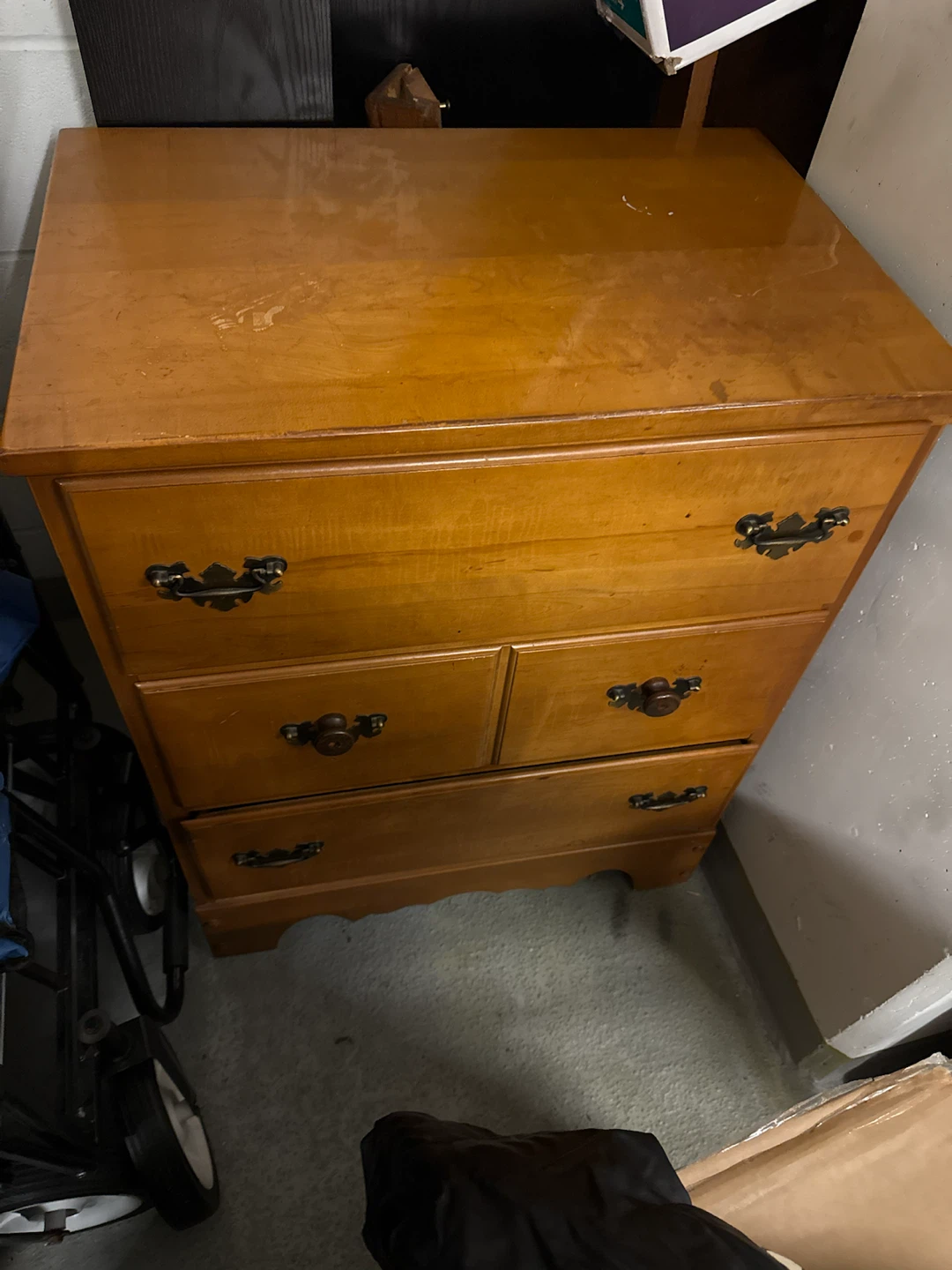 Wooden Dresser with 5 Drawers - photo 4
