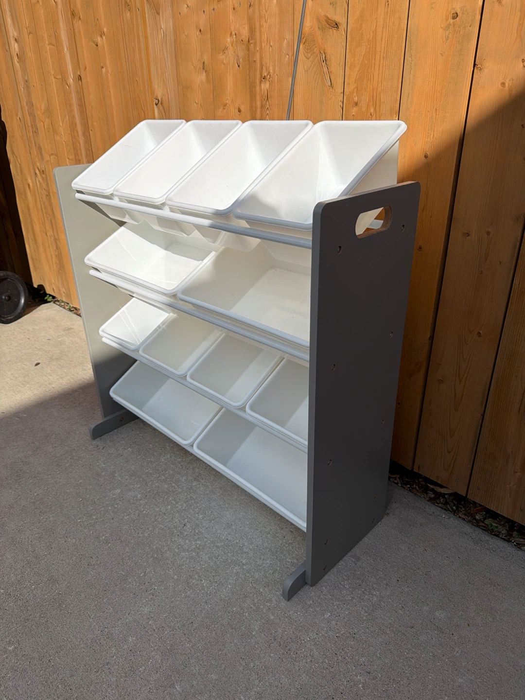 Toy Organizer Shelf with Bins - photo 2