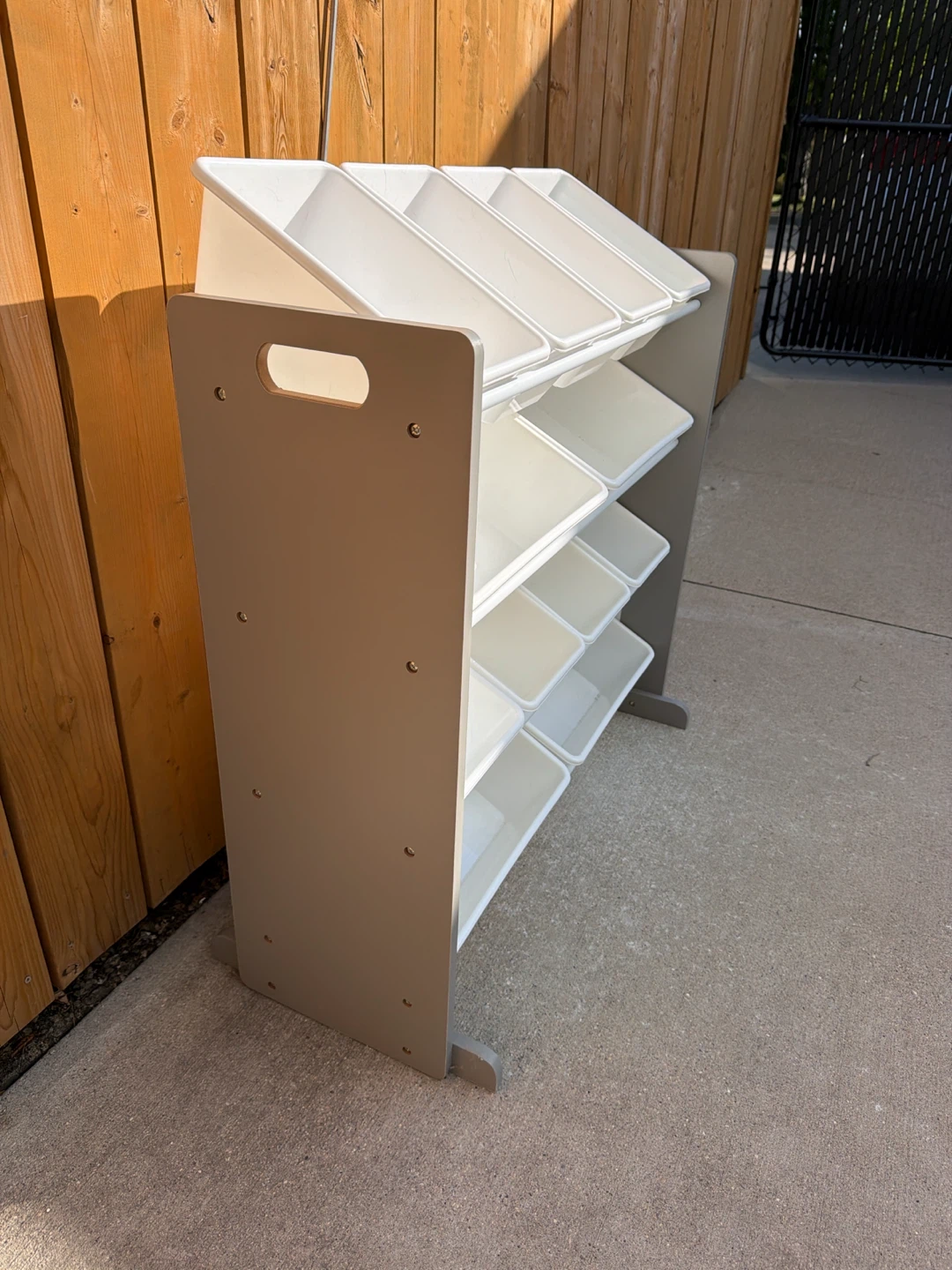 Toy Organizer Shelf with Bins - photo 3