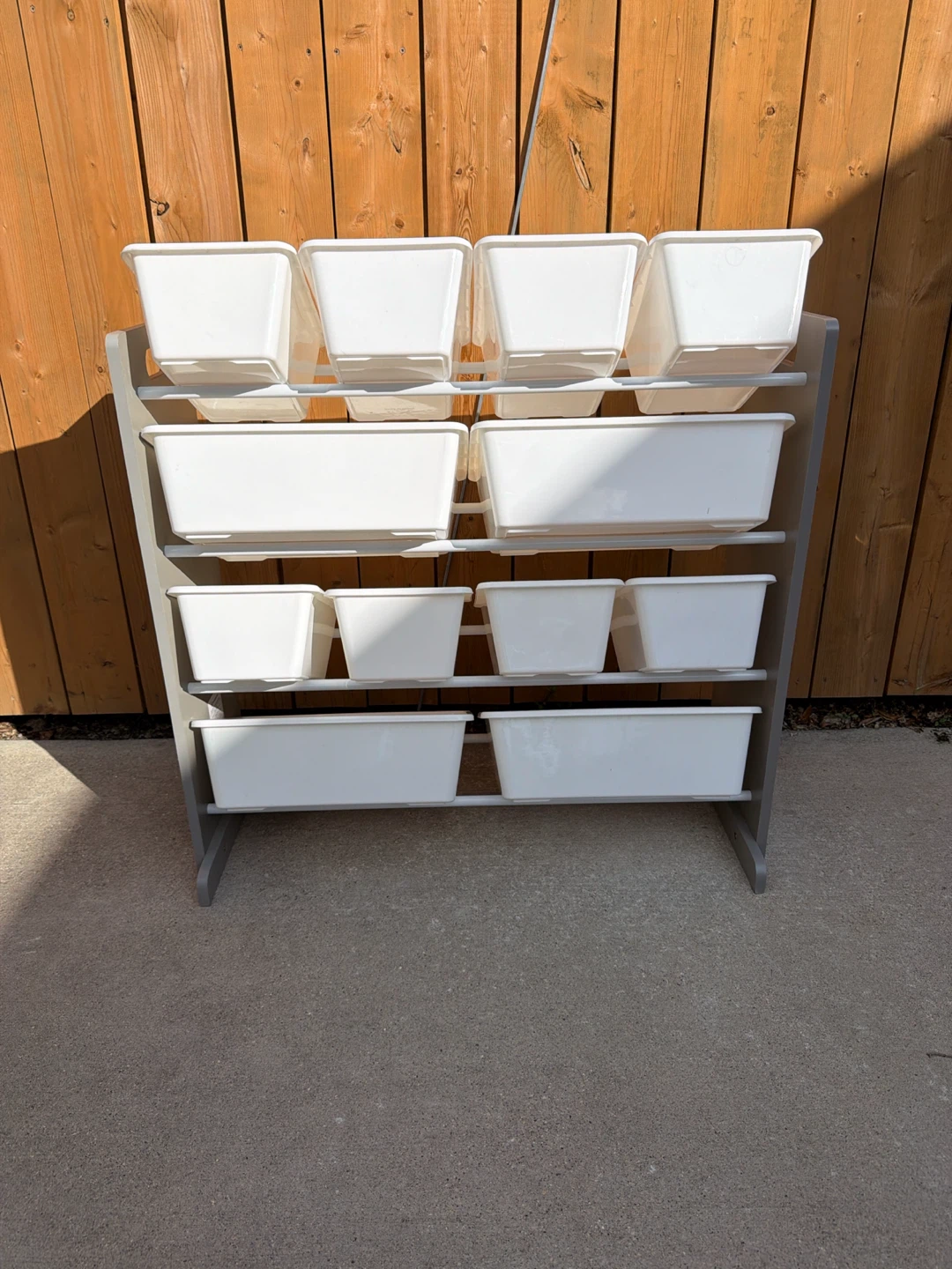 Toy Organizer Shelf with Bins - photo 4
