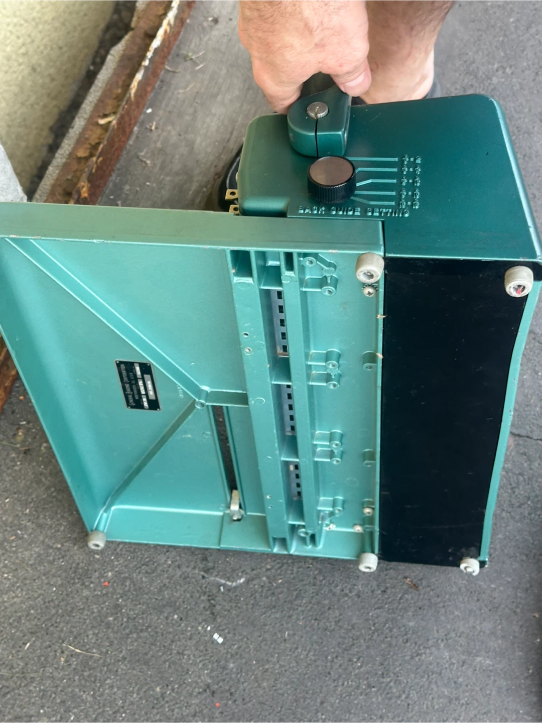Vintage GBC Combo Manual Comb Binding Machine Teal - photo 5