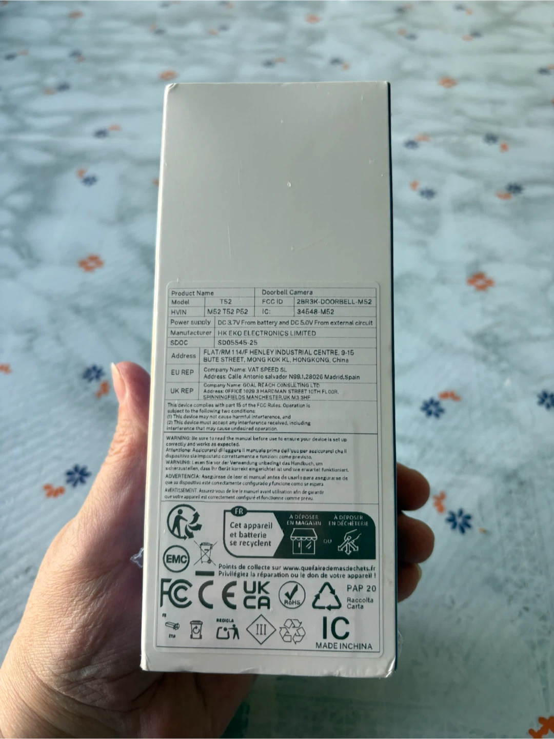 PureGold 1440P WiFi Smart Video Doorbell – Wireless Camera - photo 2