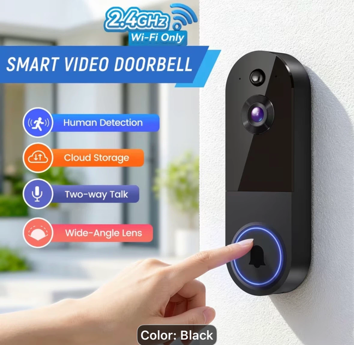 PureGold 1440P WiFi Smart Video Doorbell – Wireless Camera - photo 4